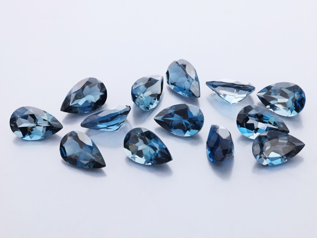 Topaz London Blue 8x5mm Pear Shape 