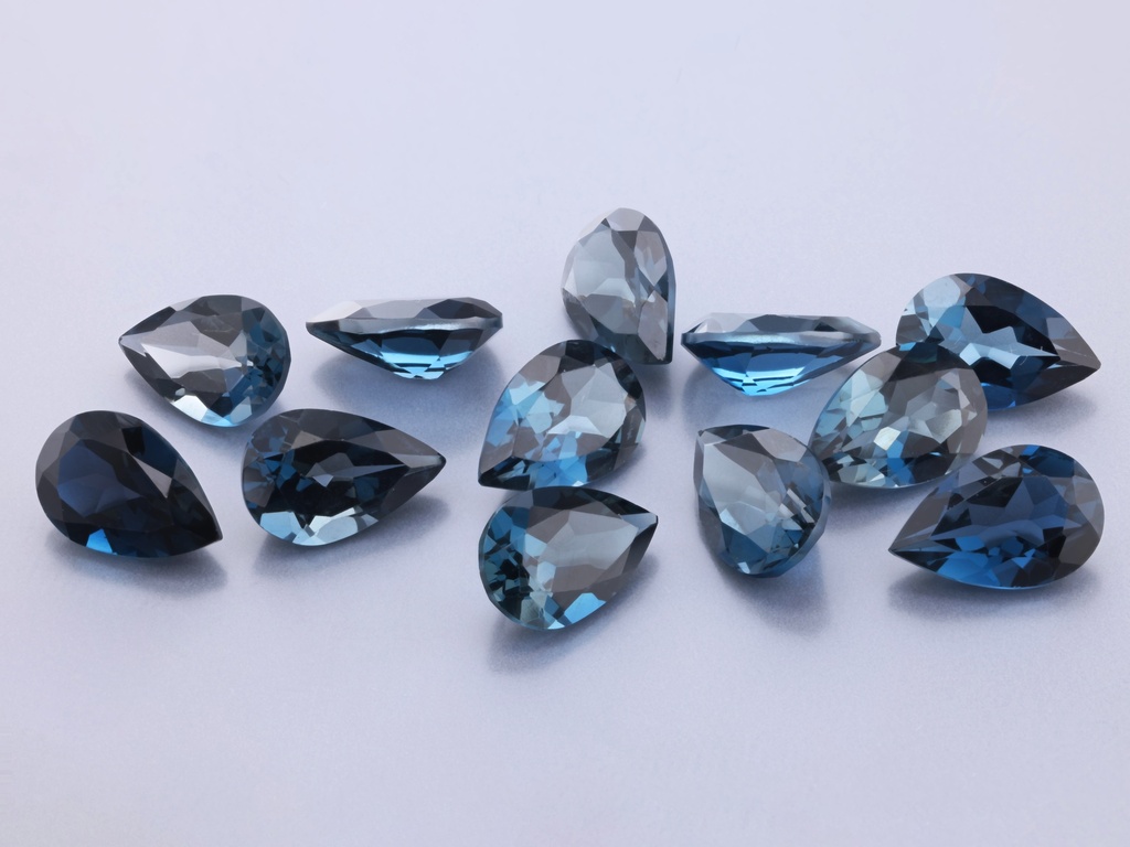 Topaz London Blue 9x6mm Pear Shape 