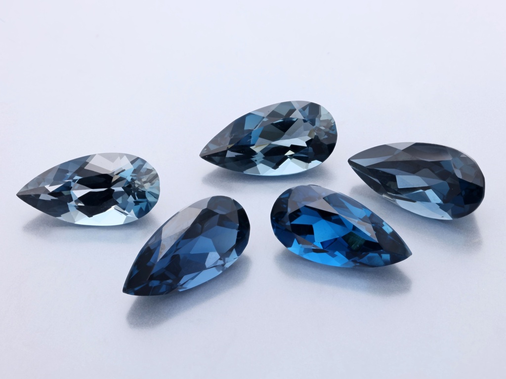 Topaz London Blue 12x6mm Pear Shape 