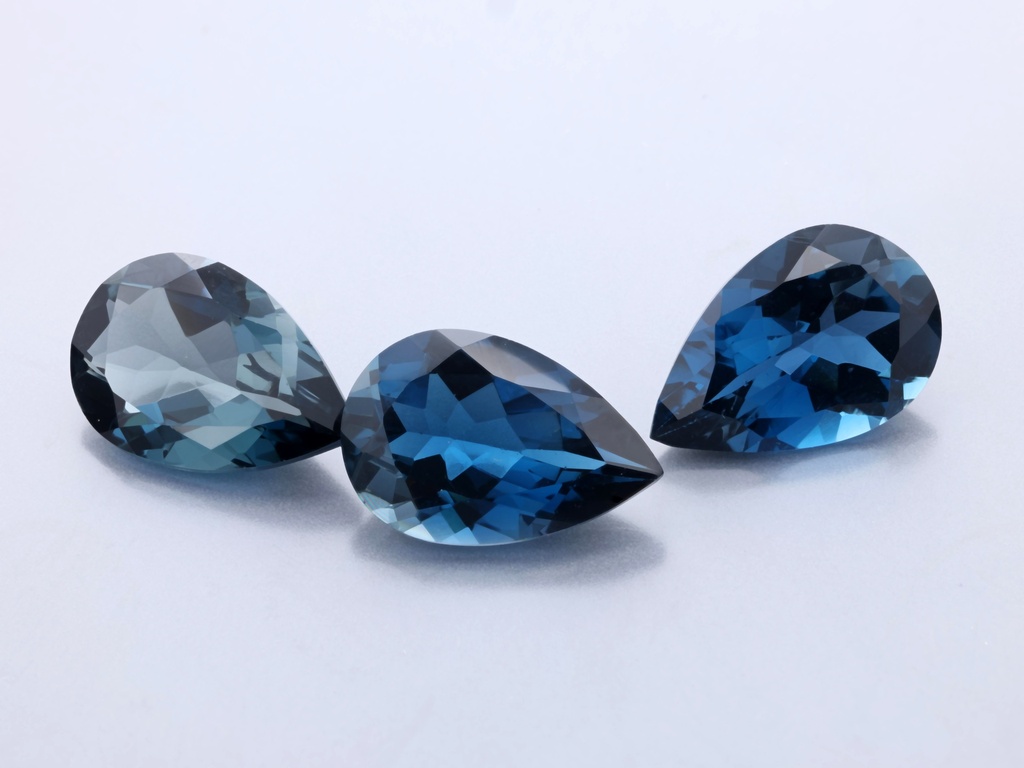 Topaz London Blue 12x8mm Pear Shape 