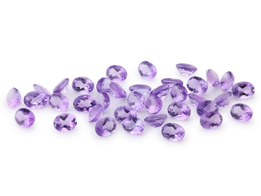[QAVB0403F] Amethyst 4x3mm Oval Light Colour 