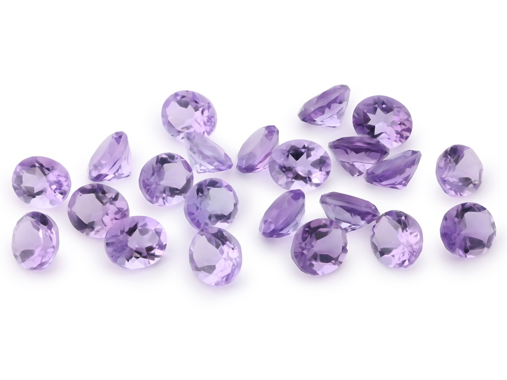 Amethyst 6x5mm Oval Light Colour 