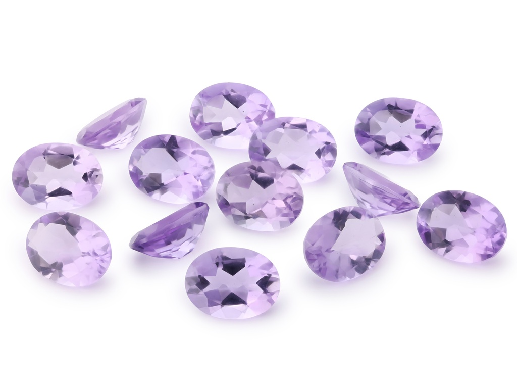 Amethyst 8x6mm Oval Light
