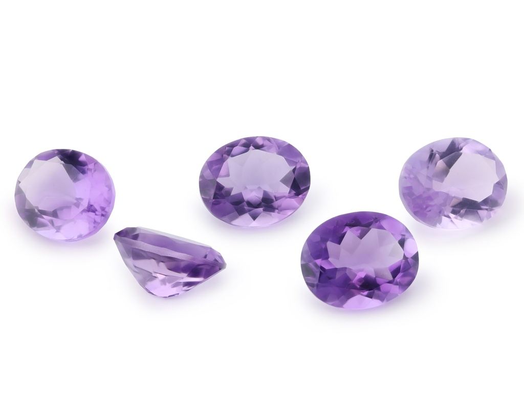 Amethyst 11x9mm Oval Light Colour 