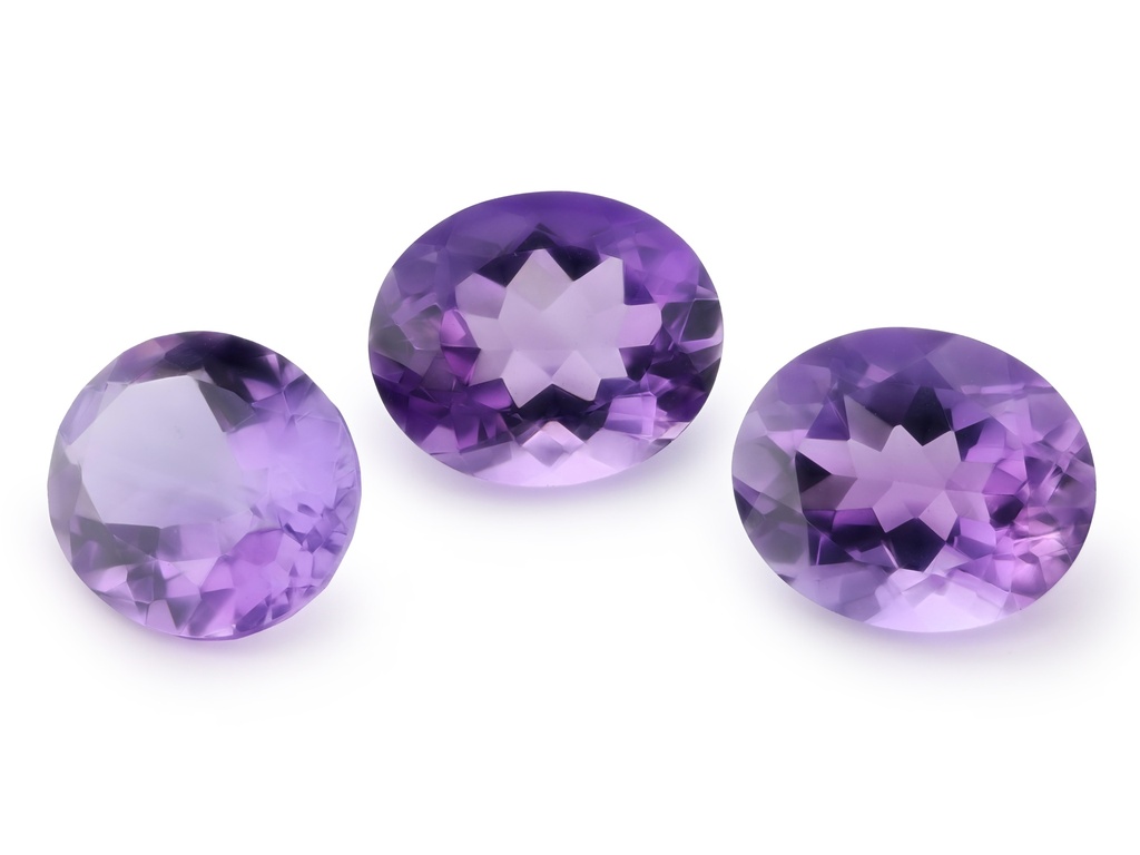 [QAVB1210F] Amethyst 12x10mm Oval Light Colour 