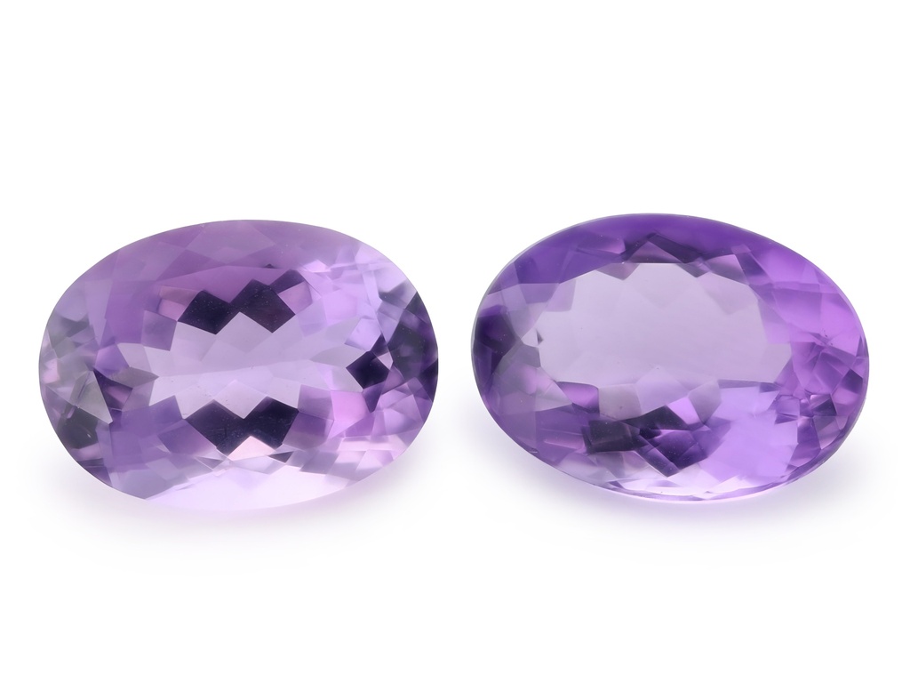 Amethyst 18x13mm Oval Light Colour 