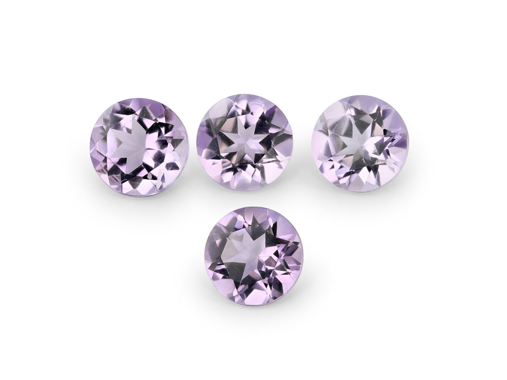 Amethyst 6.50mm Round Light