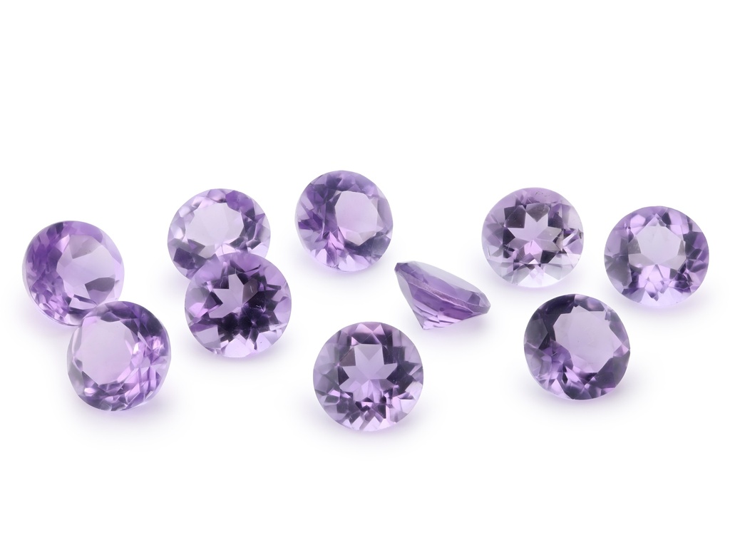 Amethyst 7.50mm Round Light Colour 