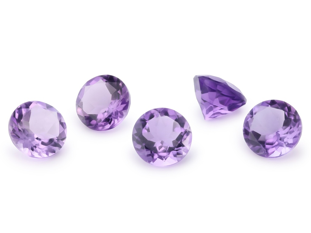 Amethyst 10mm Round Light Colour 