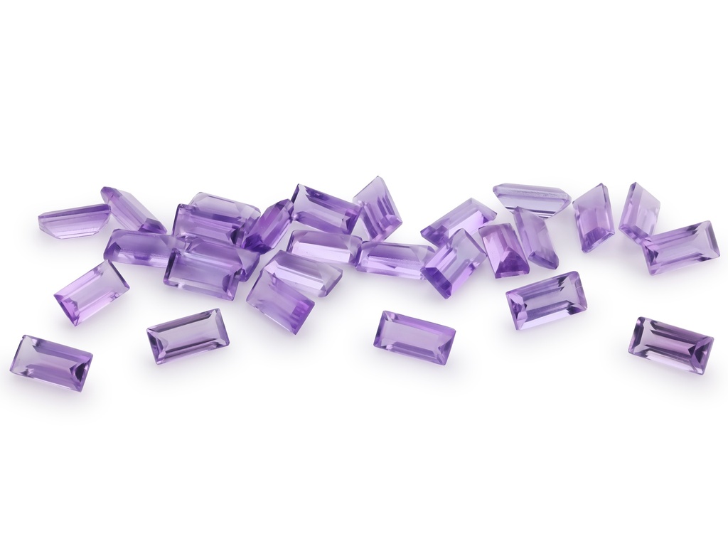 Amethyst 4x2mm Baguette Light Colour 
