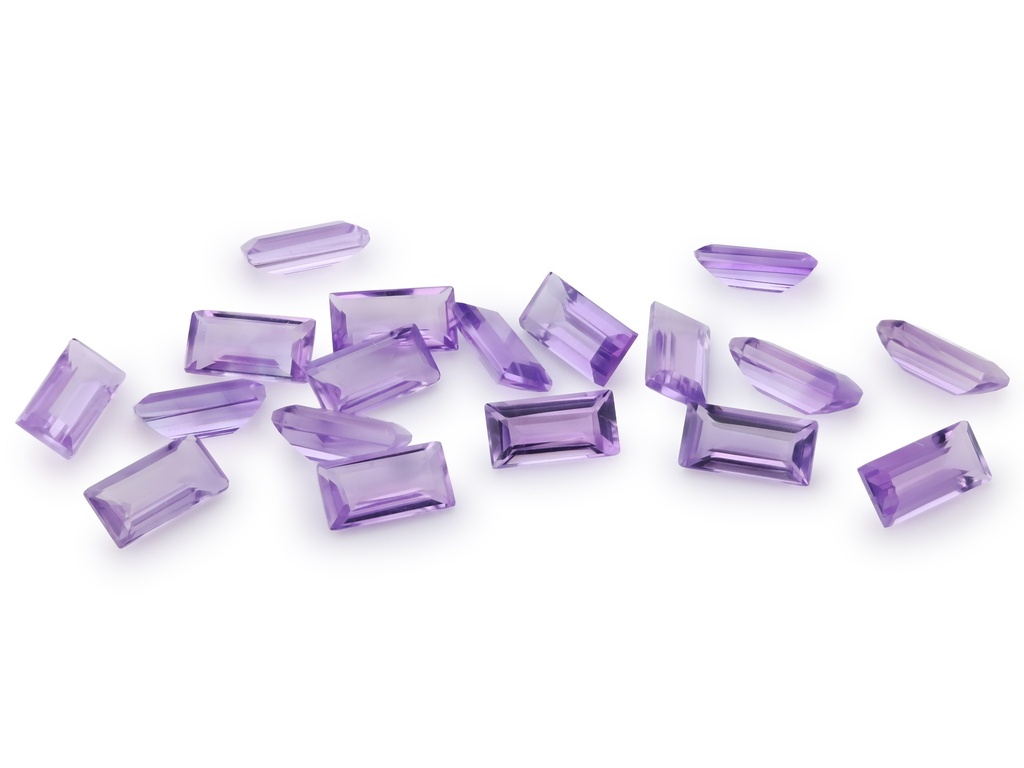 Amethyst 6x3mm Baguette Light Colour 