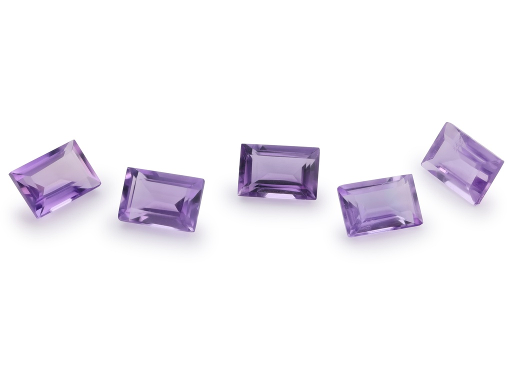 Amethyst 6x4mm Baguette Light Colour 