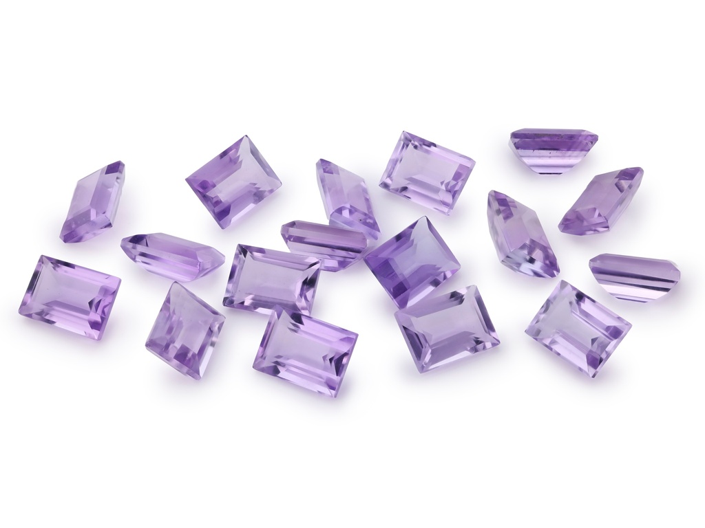 Amethyst 7x5mm Baguette Light Colour 
