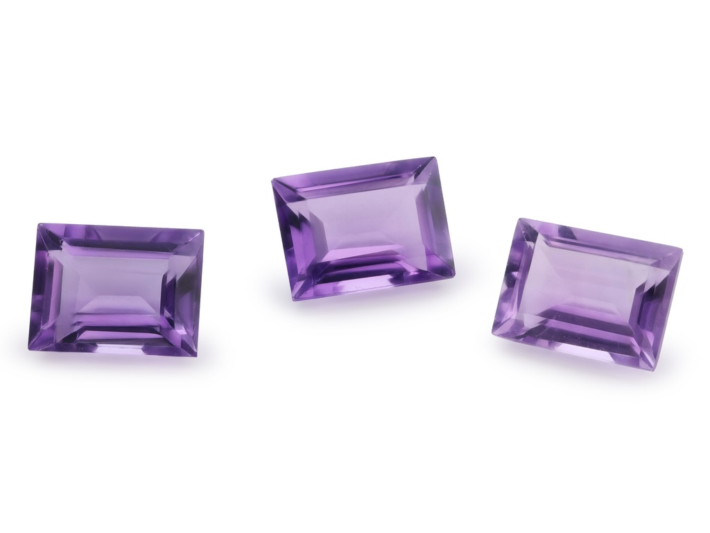 Amethyst 8x6mm Baguette Light Colour 