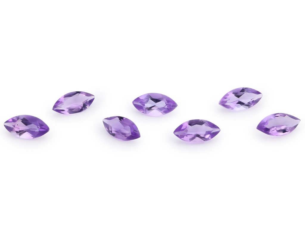 [QAMB0703F] Amethyst 7x3.5mm Marquise Light Colour 