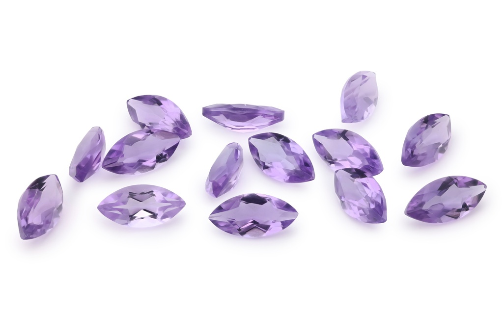 Amethyst 10x5mm Marquise Light Colour 