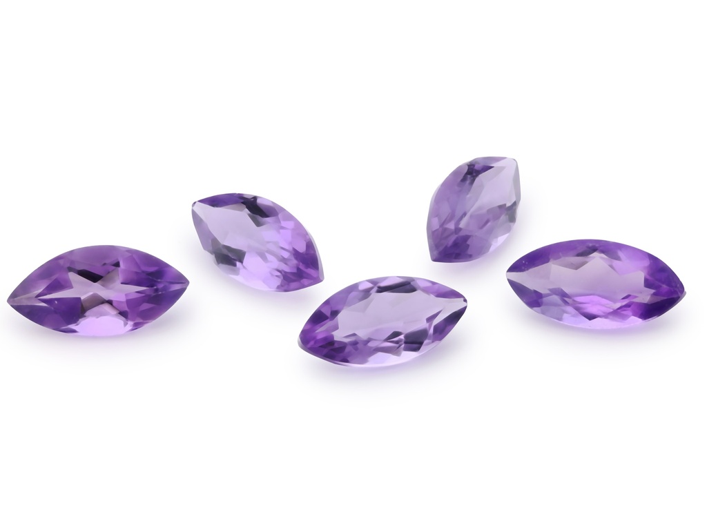 Amethyst 12x6mm Marquise Light Colour 