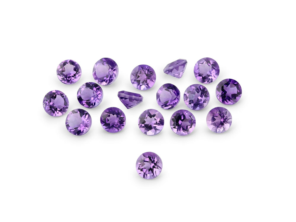 Amethyst 3.00mm Round Mid