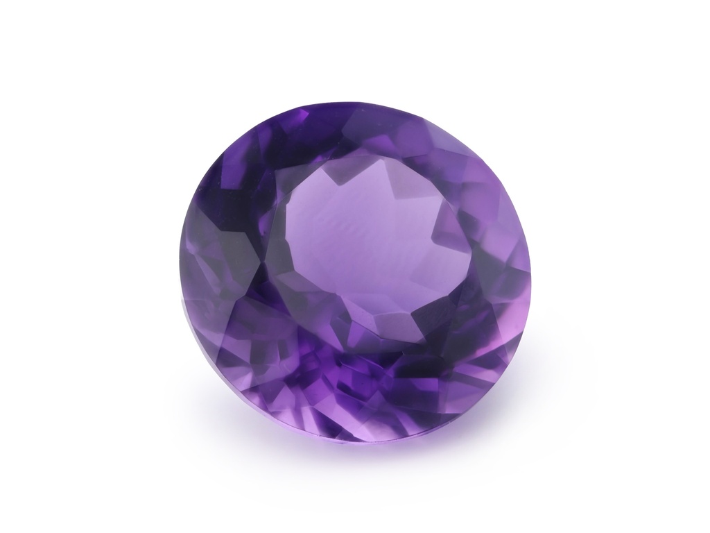 Amethyst 15mm Round Mid to Strong Colour 