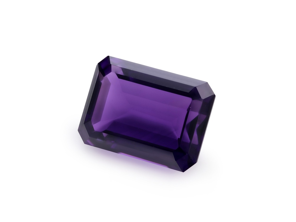 Amethyst Mid to Strong 18x13mm Emerald Cut