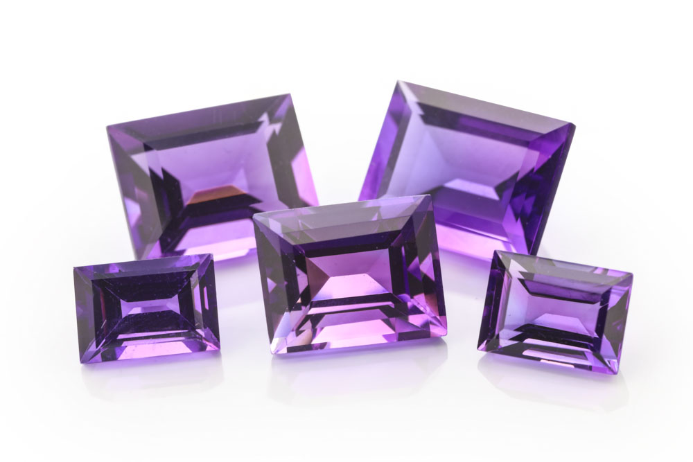Amethyst 7x3.5mm Baguette Mid