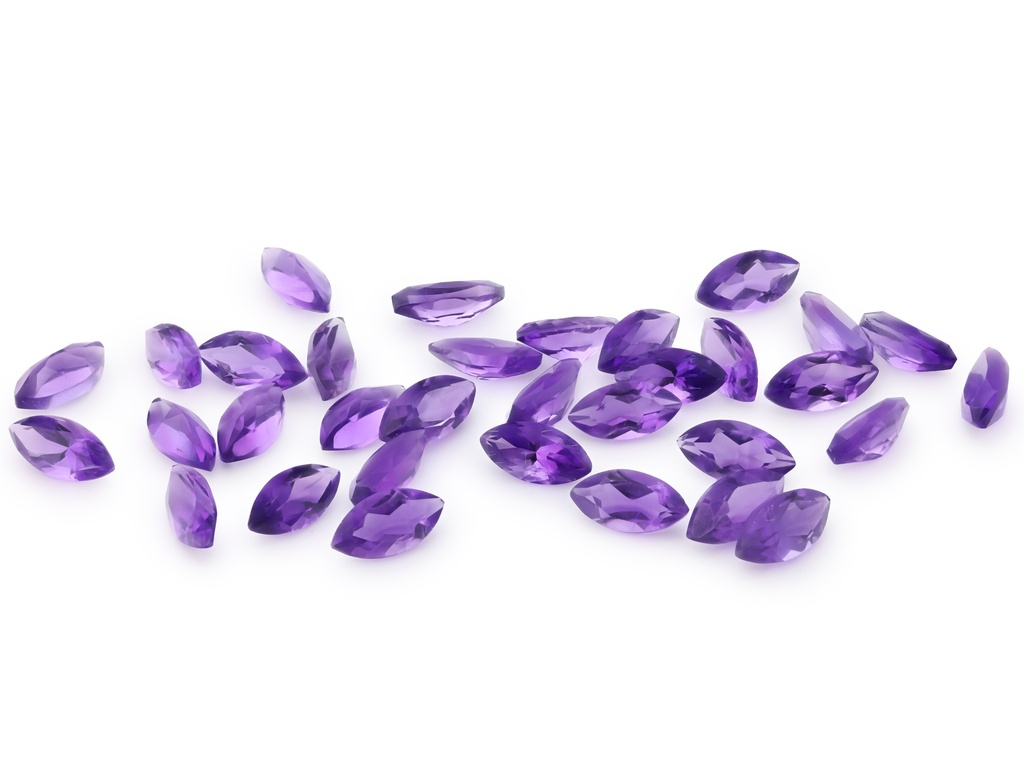 [QAMB0502M] Amethyst 5x2.5mm Marquise Mid to Strong Colour 