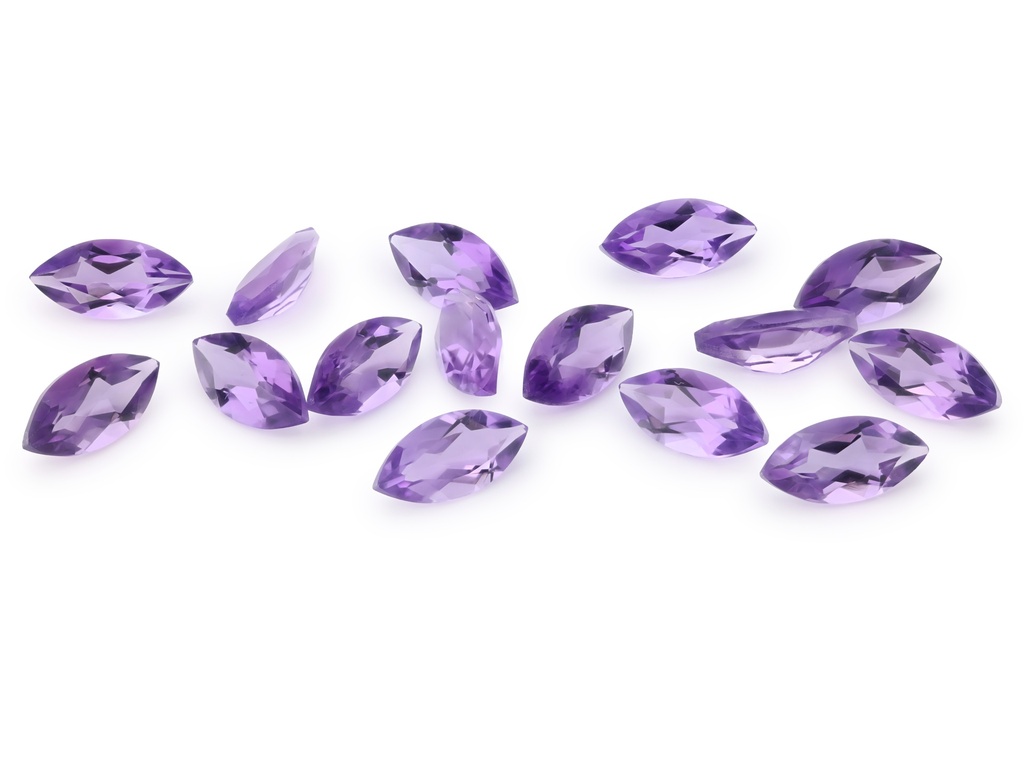 [QAMB1005M] Amethyst 10x5mm Marquise Mid to Strong Colour 