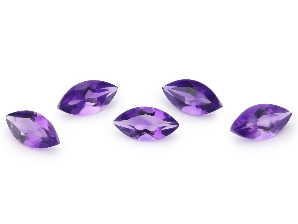Amethyst 11x5.5mm Marquise Mid to Strong Colour 
