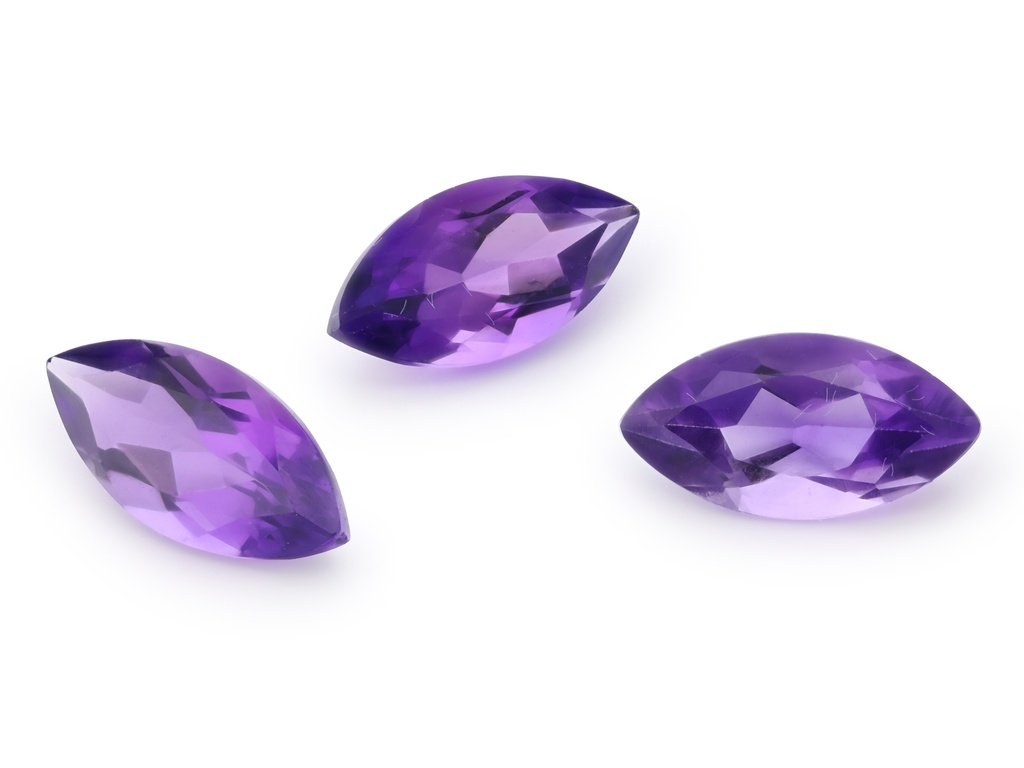 Amethyst 12x6mm Marquise Mid to Strong Colour 