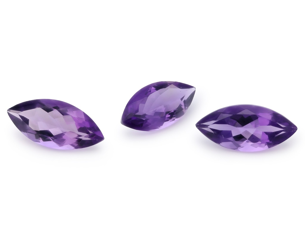 Amethyst 15x7mm Marquise Mid to Strong Colour 