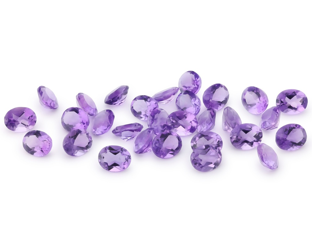 Amethyst 5x4mm Oval Mid
