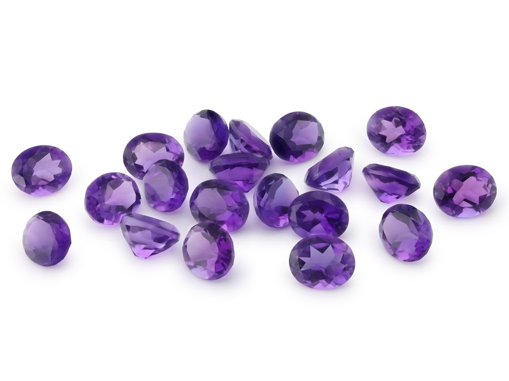 [QAVB0605M] Amethyst 6x5mm Oval Mid to Strong Colour 