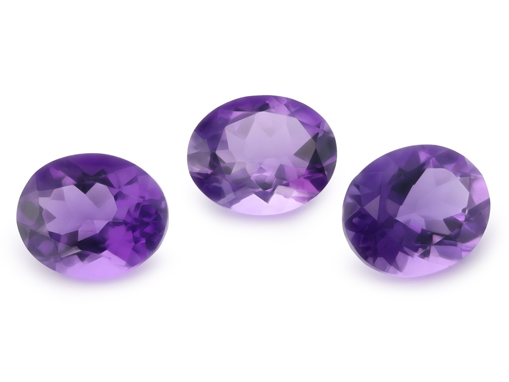 Amethyst 11x9mm Oval Mid to Strong Colour 