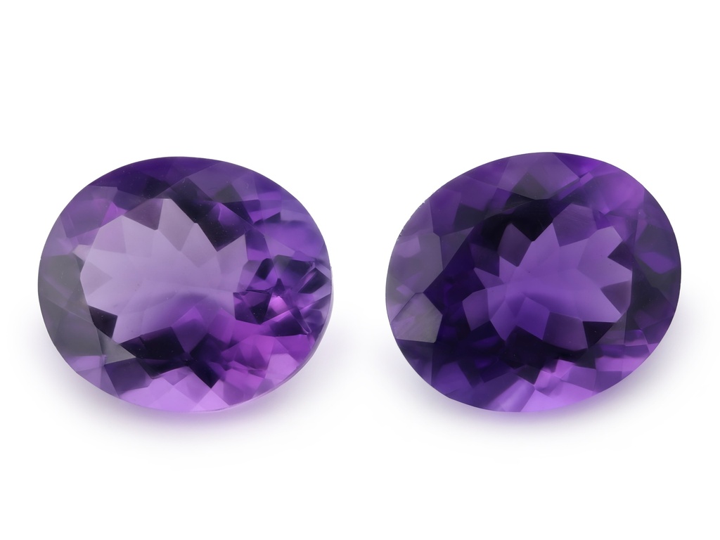 Amethyst 14x12mm Oval Mid to Strong Colour 