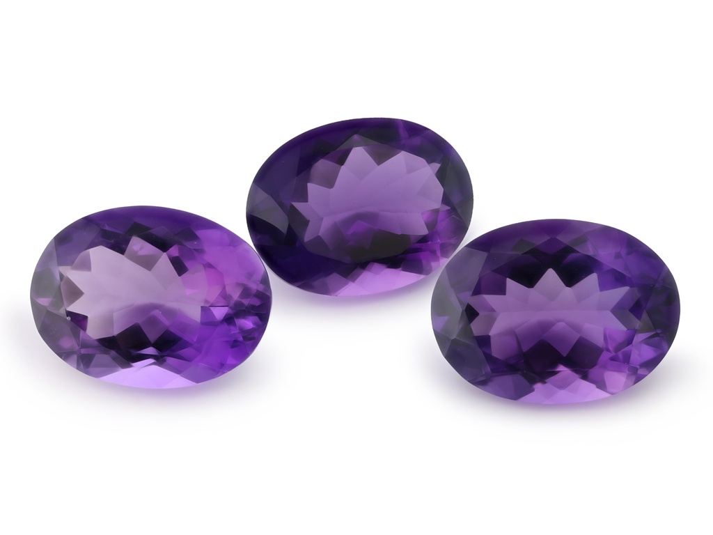 [QAVB1612M] Amethyst 16x12mm Oval Mid to Strong Colour 
