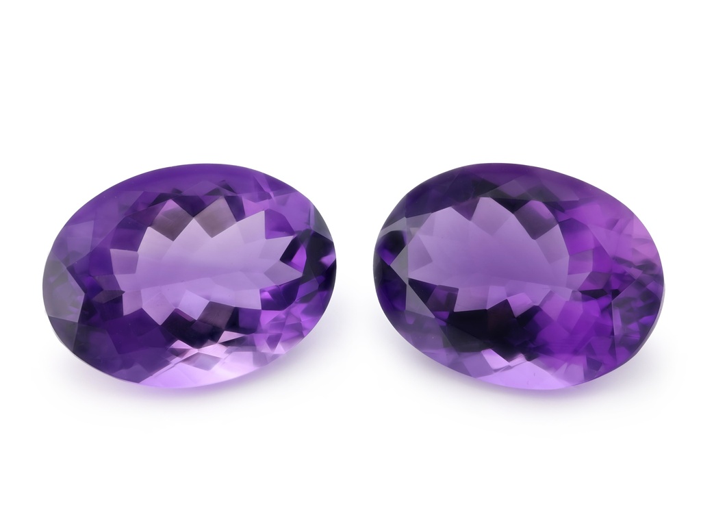 [QAVB2015M] Amethyst 20x15mm Oval Mid to Strong Colour 