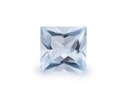 Aquamarine 7.00mm Princess Cut Light Blue