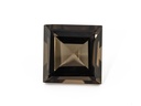 Smoky Quartz 15mm Carre Cut