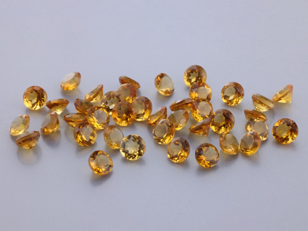 Citrine 3.50mm Round