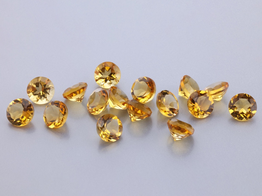 Citrine 4.50mm Round