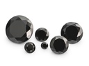 Cubic Zirconia 3.50mm Round Black
