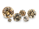 Cubic Zirconia 7.50mm Round Champagne