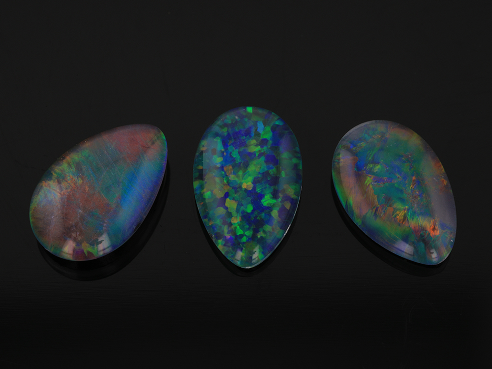 [NTPC1007] Opal Triplet 10x7mm Pear Shape
