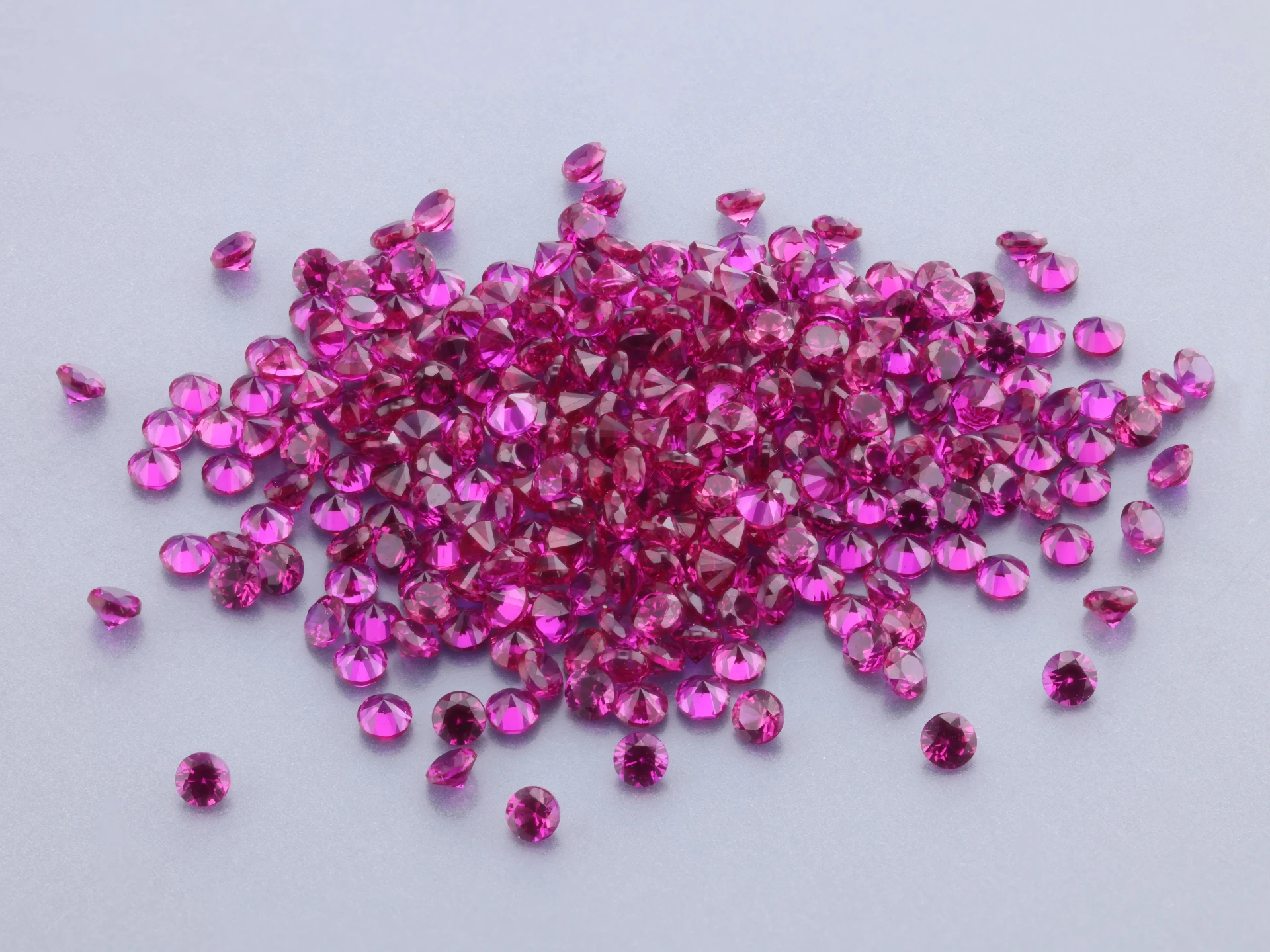 [YRRB0125S] Synthetic/Lab Grown Ruby 1.25mm Round Bright Red