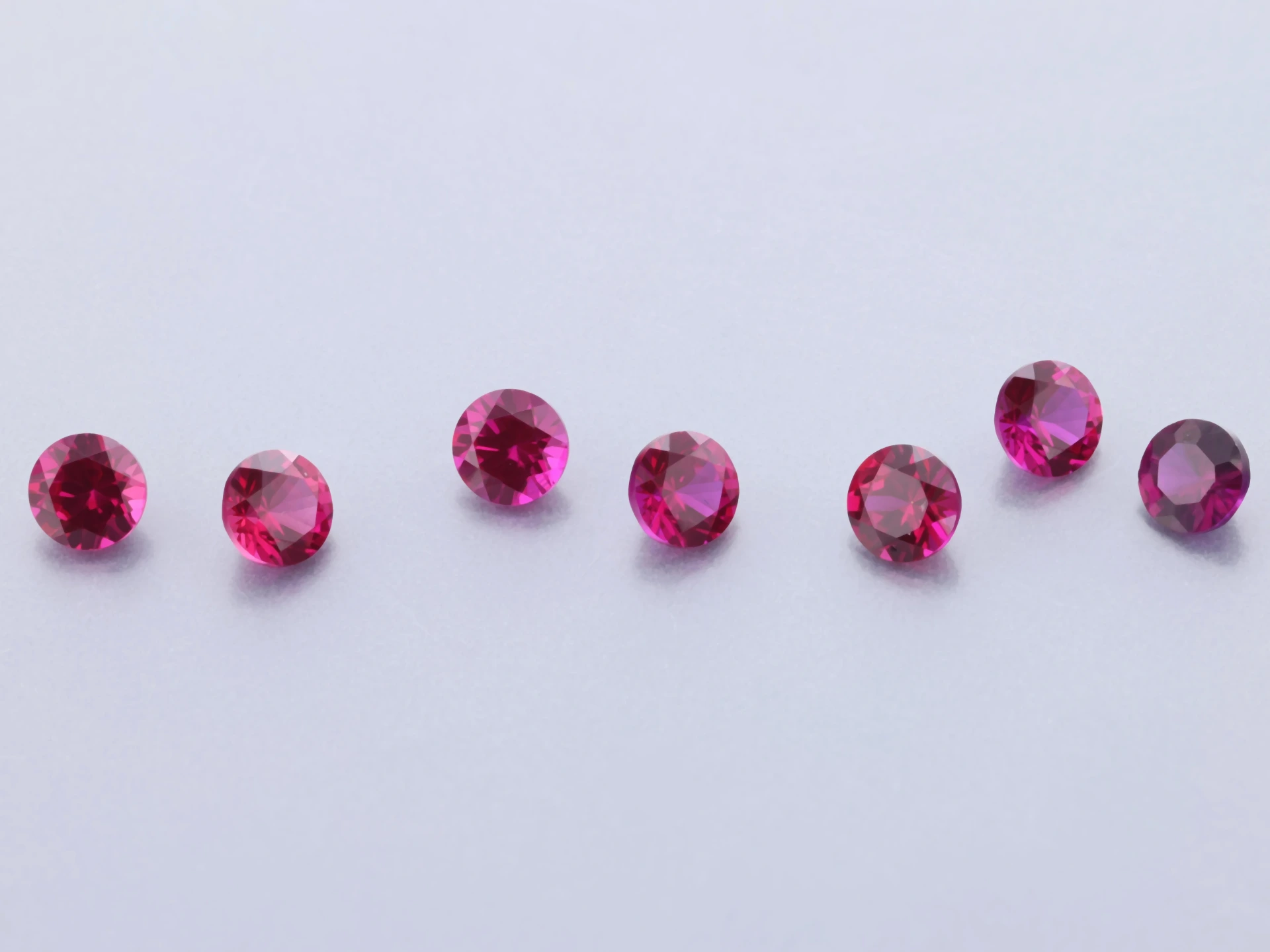 [YRRB0250S] Synthetic/Lab Grown Ruby 2.50mm Round Bright Red