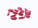 Synthetic/Lab Grown Ruby 8x4mm Marquise Dark Pink