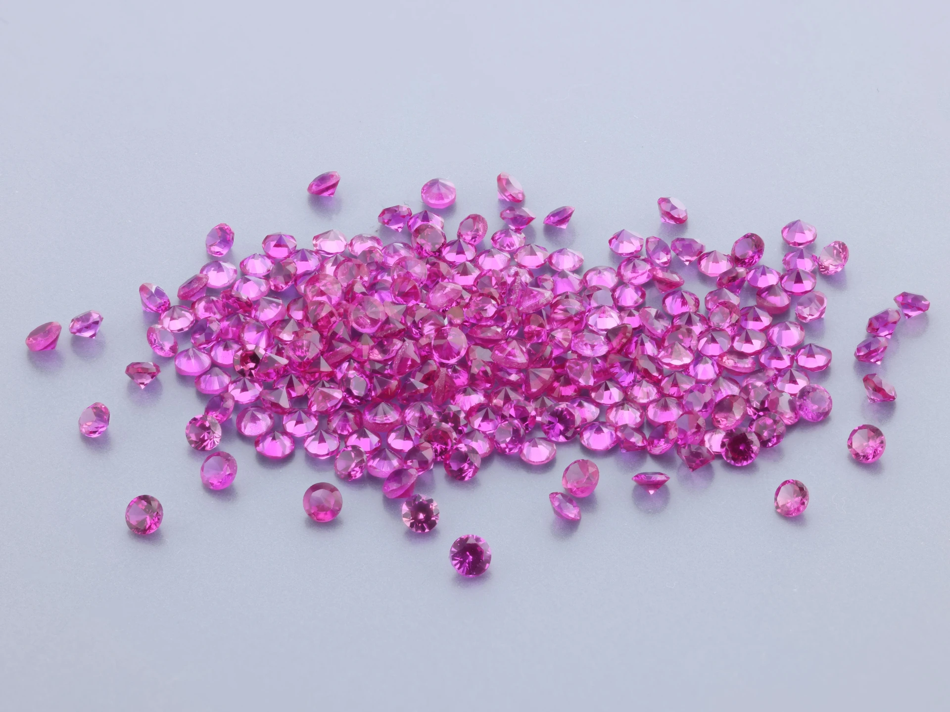 [YKRB0175D] Synthetic/Lab Grown Ruby 1.75mm Round Dark Pink Red