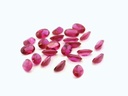 Synthetic/Lab Grown Ruby 5x3mm Oval Dark Pink Red
