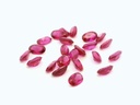 Synthetic/Lab Grown Ruby 5x4mm Oval Dark Pink Red