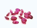 Synthetic/Lab Grown Ruby 6x4mm Oval Dark Pink Red